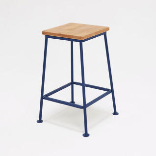 까사라움 스틸 원목 다온 홈바 의자