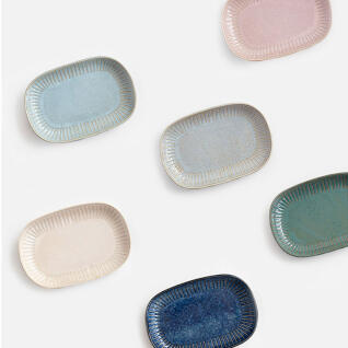 에브리데이 둥근사각접시 세트 2P MADE IN JAPAN