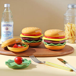 미니 햄버거 접시세트(소) 6P