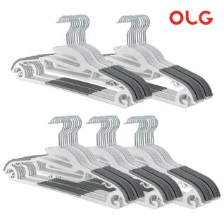 라운드 논슬립옷걸이 100p 어깨뿔방지 옷걸이