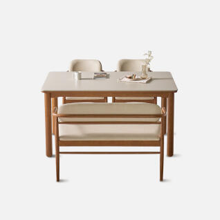 모나크 세라믹 벤치 4인 원목 식탁세트