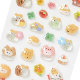 햄스터 입체스티커 