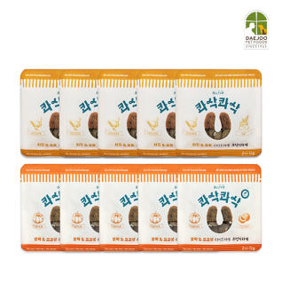 (샘플)올리브 독 콰삭콰삭 12g  치킨 5팩 + 호박 5팩