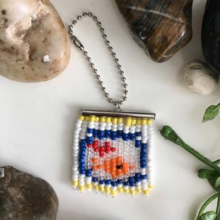 미니 비즈발 키링 만들기 도안 DIY (하트, 리본 X)