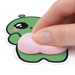 게왹이 배불뚝궁둥이 스티커 
