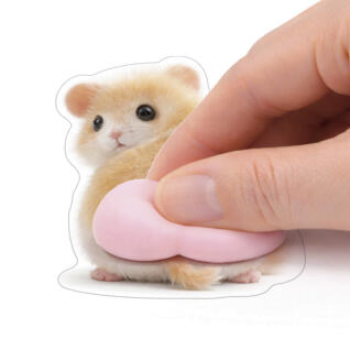 햄스터 배불뚝궁둥이 스티커 