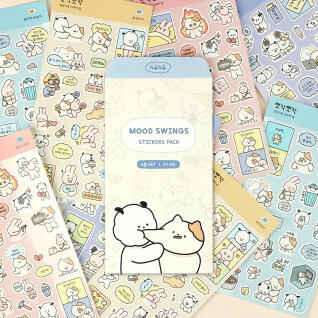 뽀작뽀작 감정기복 리무버씰 4종 SET (01-04)