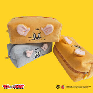 톰과 제리 봉제 펜 파우치 2종