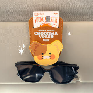 춘식버스 선바이저 클립 선글라스 거치대 카카오