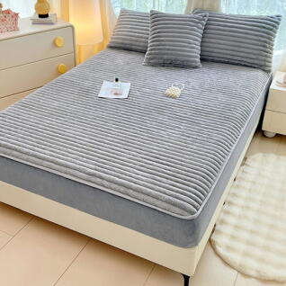 보온 발열 매트리스 커버 침대 토퍼 침대패드 (퀸)