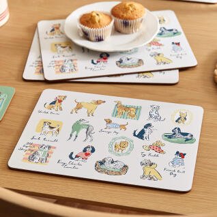 베스트인쇼 강아지 코르크 식탁매트 2p