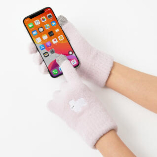 스마트폰 장갑 핑크