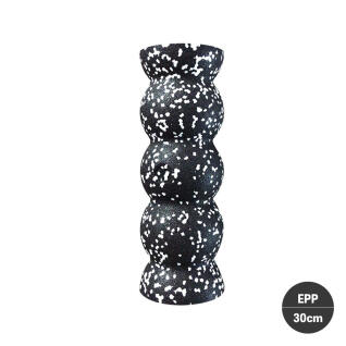 UP&SHAPE 업앤쉐이프 웨이브 폼롤러 EPP 30cm 마블블랙