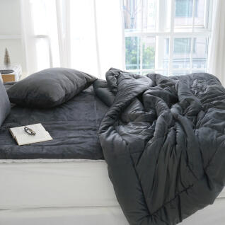 그래핀 자가발열 극세사 차렵이불 토퍼 3종 세트 SS