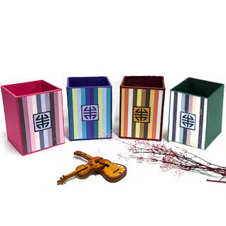 한지공예 사각꽂이필통 만들기 (8종 택1)