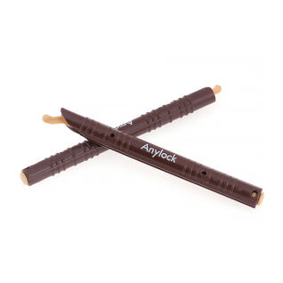 애니락 브라운 5호 100개 130mm 커피 봉투 밀폐 집게