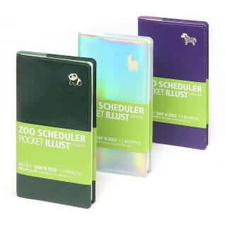 동물원 스케줄러 포켓 일러스트-만년형