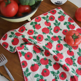 과일시리즈 딸기 토마토 순면 거즈 키친크로스