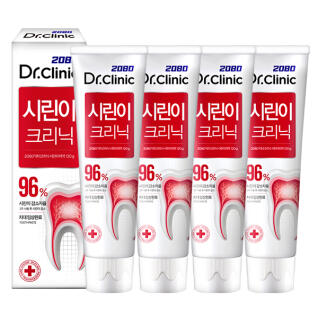 [애경]2080 닥터크리닉 시린이 치약 140g x4개