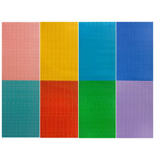 그리드 모눈 고딕체 대문자 영문 알파벳 스티커팩