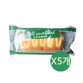 키다리 웨이브 빵 100g x 5개 / 슈크림빵 개별포장