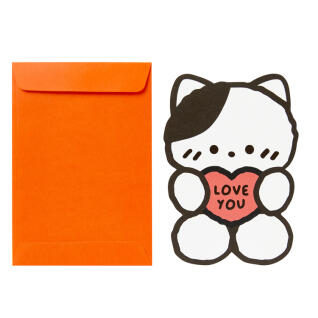 러브유 고양이 카드