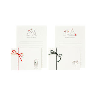 메리크리스마스 베어 편지지