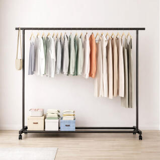 도도행거 1단 1600 철제 스탠드 이동식 옷걸이