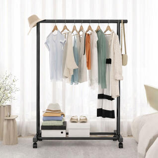 도도행거 1단 800 철제 스탠드 이동식 옷걸이