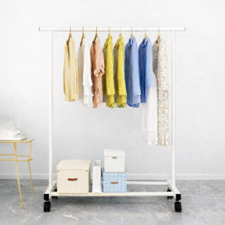 도도행거 1단 800 철제 스탠드 이동식 옷걸이