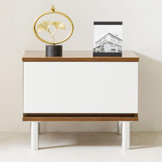 포즈 침대 안방 보조 화이트 미니 협탁 틈새 선반 500