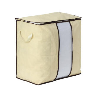 리빙포인트 의류 이불보관 정리함(50x28cm) (아이보리)