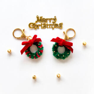 미니 리스 키링 만들기 DIY키트 겨울 크리스마스