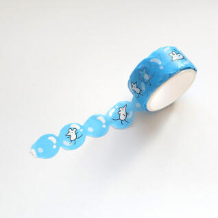 마스킹테이프 버블버블 새앙쥐씨