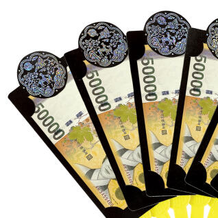 [프롬앤투] [FB1002] 불어라 돈바람 부채 용돈봉투