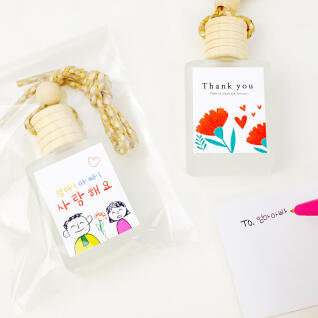 미니사각 땡큐 카네이션 디퓨저 만들기 KIT(15ml*5)