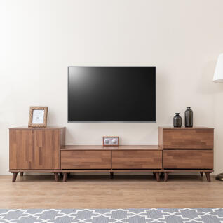 시오 수납 TV 장식장 협탁 거실장 세트 2400