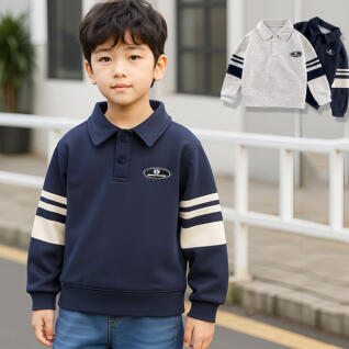 라인보이 남아 긴팔 티셔츠 카라맨투맨 206011