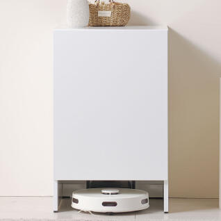 앤유 로봇청소기장 수납장 협탁 선반 보관함