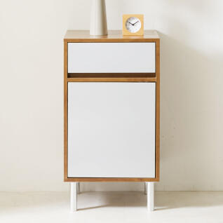 포즈 미니 침대옆 수납장 옷 거실 틈새장 2단 서랍