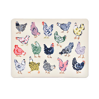 닭 코르크 식탁매트 2p