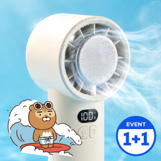[1+1] 카카오프렌즈 라이트 섬머 냉각 휴대용 선풍기