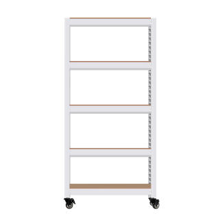 홈던트하우스 이동식선반 대형바퀴 5단 1200x300x1800