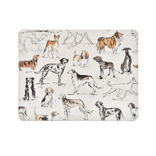 컨트리도그 코르크 식탁매트 2p