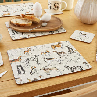 컨트리도그 코르크 식탁매트 2p