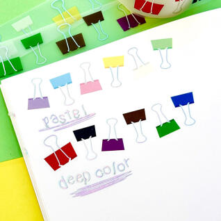 3D박 바인더 클립 키스컷 마스킹테이프(2종)