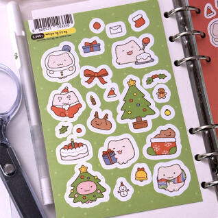 [베리베리뱁]베리냥의 겨울조각모음 스티커