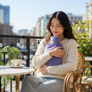 파쉬 독일 보온물주머니2L+벨벳커버_핫팩 찜질팩