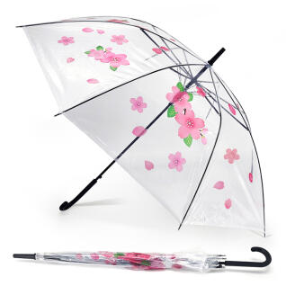 봄 벚꽃 투명 우산 꾸미기(투명 방수 스티커 포함)