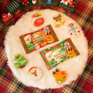 핑크풋 크리스마스 랜덤 지우개